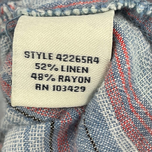 CAFFE MARRAKECH Striped Linen Blend Shirt Dress - Picture 4 of 5